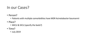 A simulated outbreak – Case Scenarios 