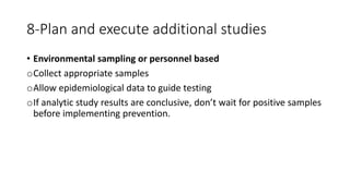 A simulated outbreak – Case Scenarios 