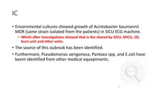 A simulated outbreak – Case Scenarios 