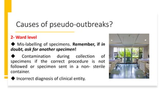 A simulated outbreak – Case Scenarios 