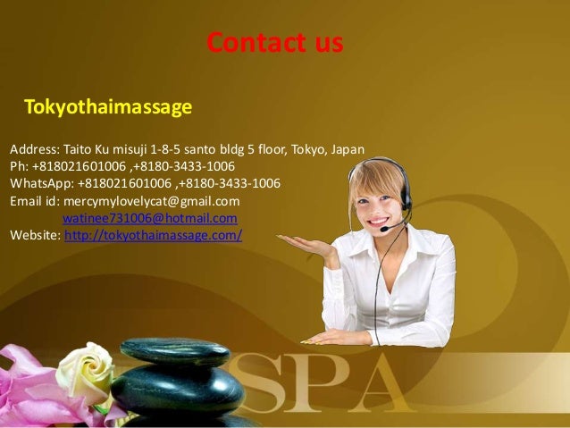 Out Call Thai Massage Delivery Room Service In Tokyo