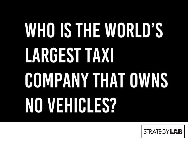 Who is the world’s
largest accommodation
provider, but owns no
real estate?
 