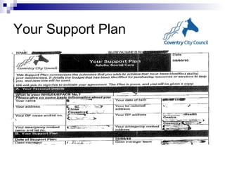 Your Support Plan
 