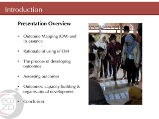 Lessons Learned from the application of Outcome Mapping to an IDRC EcoHealth project: A double-acting participatory process 