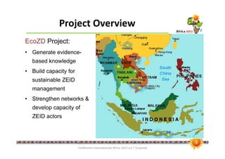 Knowledge changes and lessons learned, looking at outcome pathway of an Ecohealth project