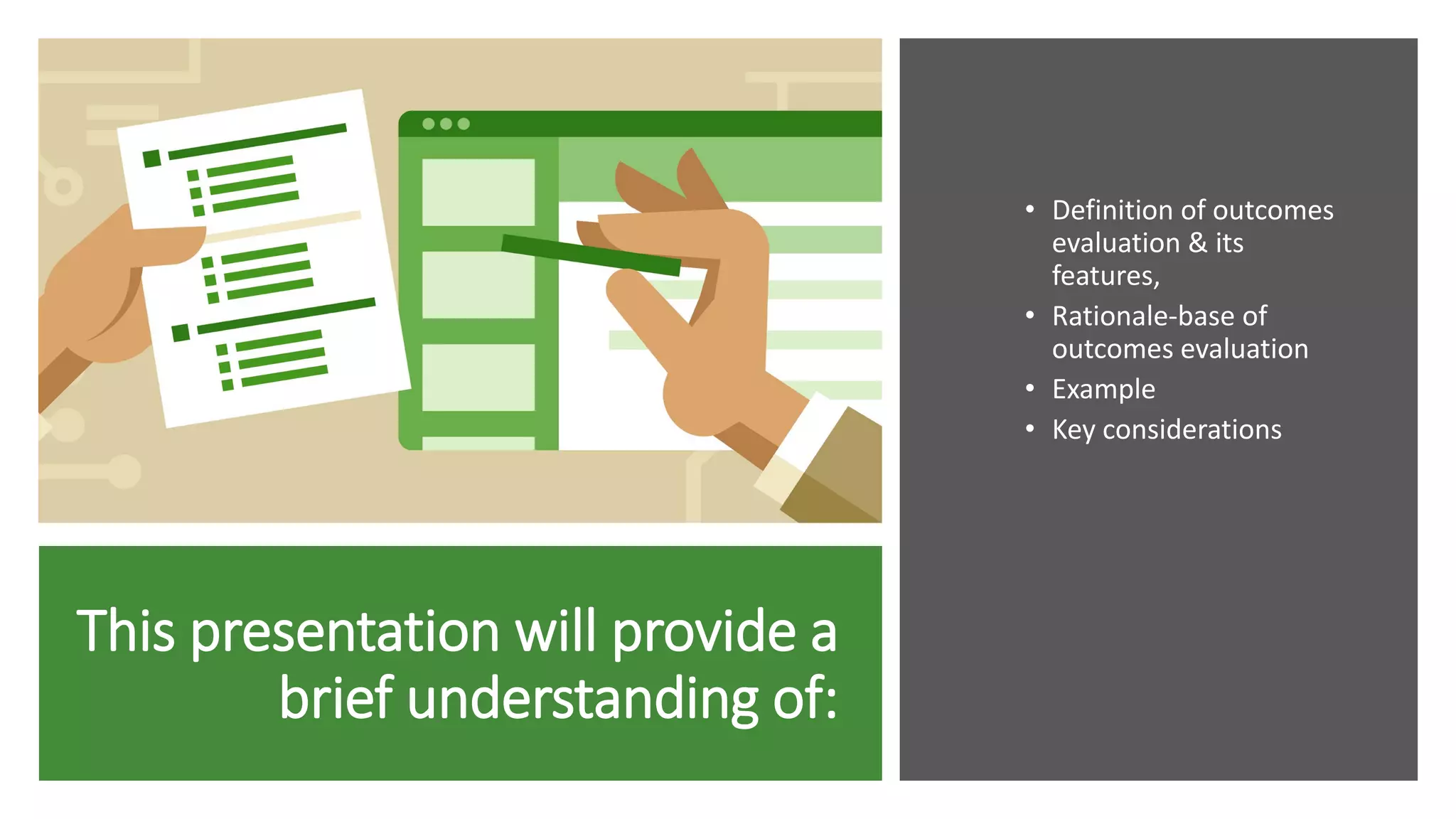 Outcomes evaluation for community organization | PDF