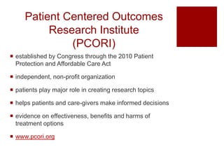 Outcomes research ppt | PPTX
