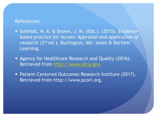Outcomes Research | PPTX