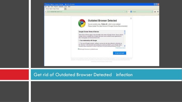 Outdated Browser Detected – How to Get Rid From it