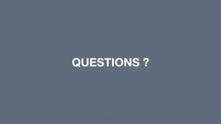 QUESTIONS ?
128
 