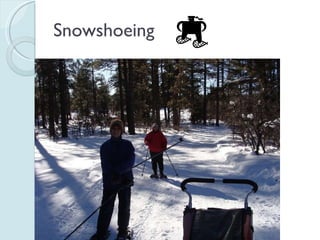 Snowshoeing 