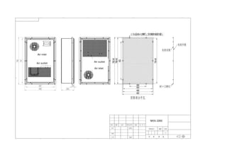 WEA-1000
Air outlet Air outlet
Air inlet
Air inlet
 