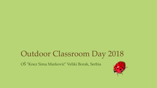 Outdoor Classroom Day 2018
OŠ "Knez Sima Marković" Veliki Borak, Serbia
 