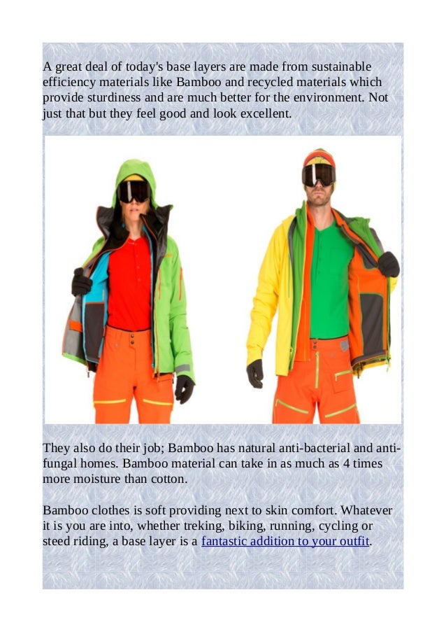 Outdoor clothes the layering system