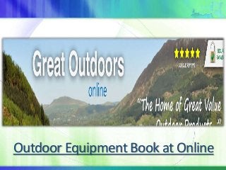 Outdoor Equipment Book at Online

 