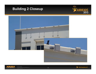 CONFIDENTIAL
© Copyright 2013. Aruba Networks, Inc.
All rights reserved 36 #airheadsconf
Building 2 Closeup
 