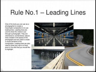 Outdoor photography in architecture 