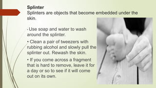 Splinter Usage grade 11OUTDOOR RECREATION SAFETY TIPS.pptx