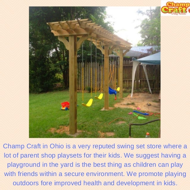 kids craft swing set