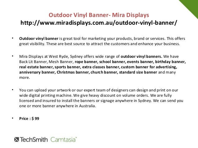 advertise your business by using outdoor vinyl banners