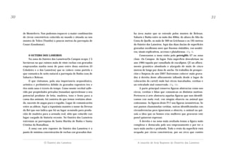 30

31

de Monteferro. Non podemos esquecer a maior combinación
de circos concéntricos coñecida no mundo e situada xa nos
montes de Tebra (Tomiño) a poucos metros da parroquia de
Couso (Gondomar).

O OUTEIRO DOS LAMEIROS
Na zona do Outeiro dos Lameiros/Os Campos ocupa 1’5
hectáreas na que existen máis de vinte rochas con gravados
emprazadas nunha zona de paso entre dous outeiros (O
Ceboleiro e o dos Lameiros) que se coñece como portela e
que comunica de xeito natural a parroquia de Baíña coas de
Sabarís e Belesar.
O que visitamos, pola súa importancia arqueolóxica,
artística e prehistórica debido ós gravados rupestres ten e
tivo máis usos ó través do tempo. Como monte veciñal salferido por propiedades privadas (tomadas) aproveitouse o seu
potencial produtor de leña, madeira, toxo e fento para a
cama dos animais, foi canteira do que temos vestixios abondo, nacente de augas para o regadío. Lugar de comunicación
entre as aldeas. Aquí a toponimia mantén o nome da Devesa
do Rei que nos indica que foi un lugar acoutado para produción de madeira para a armada real, sitio que coincide cun
lugar cargado de historia recente. No Outeiro dos Lameiros
extreman as parroquias de Santa Mariña de Baíña e Santa
Cristina da Ramallosa.
A zona con arte rupestre do Outeiro dos Lameiros é o
punto de máxima concentración de rochas con gravados dun-

ha área maior que se estende polos montes de Belesar,
Sabarís e Baíña entre os máis dos 400m. de altura do Alto da
Costa de Quelle, os máis de 300 no Grichouso e os 195 metros
do Outeiro dos Lameiros. Aquí das dúas ducias de superficies
gravadas escollemos nove que fixemos visitables, con sendeiros, sinais explicativos, accesos e plataformas. (Fig. 9).
Comezamos a nosa visita polo petróglifo 17 na zona
chan –Os Campos- do lugar. Esta superficie descubriuse no
ano 1984 tapada por ramallada de eucaliptos. ÇE un afloramento granítico alombado e alargado de máis de cinco
metros de longo por dous de ancho. Os traballos de prospección e limpeza do ano 2007 fixéronnos coñecer máis gravados á dereita deste afloramento (ollando desde o lugar de
colocación do cartel) onde hai circos inacabados, coviñas e
un reticulado mal conservado. (Fig. 10).
A parte principal conserva figuras abstractas como son
circos, coviñas e liñas que comunican os distintos motivos.
Pertencen á arte abstracta aquelas figuras que non identificamos con nada real, con ningún obxecto ou animal que
coñezamos. As figuras deste P17 son figuras xeométricas. Se
son puntos chamámolas coviñas, outras identificámolas con
circunferencias pero ignoramos o obxecto, o animal ou quizais a idea que os homes e/ou mulleres que gravaron este
panel quixeron expresar.
Á dereita e na zona máis avultada temos a figura máis
complexa e destacada polo seu emprazamento e por ter o
suco máis ancho e profundo. Todo o resto da superficie está
ocupada por circos concéntricos, por un circo que contén

O Outeiro dos Lameiros

A estación de Arte Rupestre do Outeriro dos Lameiros

 