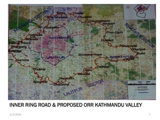 Outer Ring Road Kathmandu Map Outer Ring Road Network In Valley