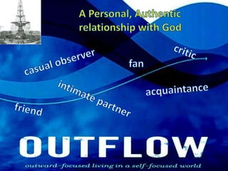 A Personal, Authentic relationship with Godcriticcasual observerfanacquaintanceintimate partnerfriend