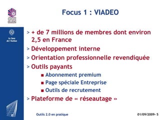 Réseaux sociaux (temps et espace) 1




  Outils 2.0 en pratique      01/09/2009- 5
 