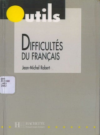 Outils difficultés du français par [www.livrebank.com]
