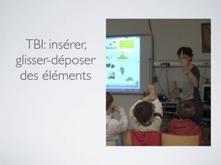 TBI: insérer,
glisser-déposer
des éléments

 