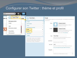 Configurer son Twitter : thème et profil
 