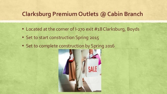Outlet Stores In Clarksburg Maryland Cabin Branch