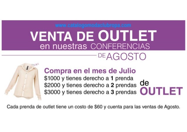 Outlets Venta de Ropa para Dama Moda Club