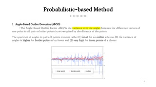 Outlier detection method introduction | PPT