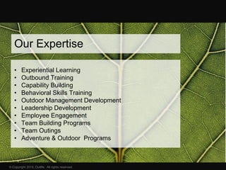 Outbound Learning Programs Corporate Outbound Experiential Learning Programs | PDF