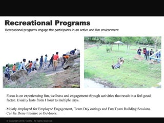 Outbound Learning Programs Corporate Outbound Experiential Learning Programs | PDF