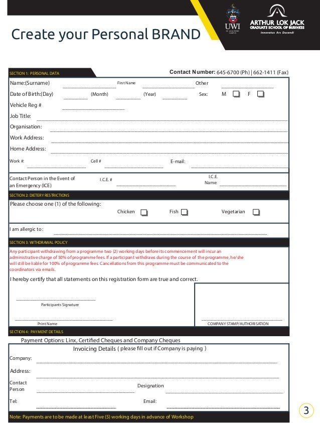 Creating a powerful personal brand course outline