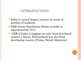 Demo PPT on Higher & Technical education system Growth in India | PPT