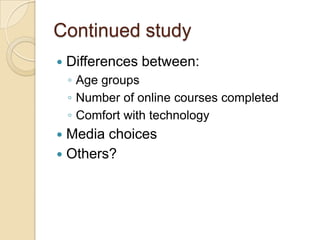 Learner Engagement - Technology