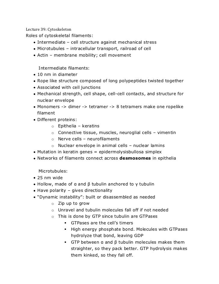 Biochem Lectures 36-39 Outline