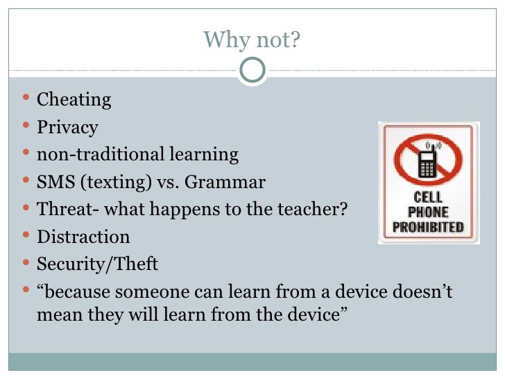 Outline Cellphones In The Classroom