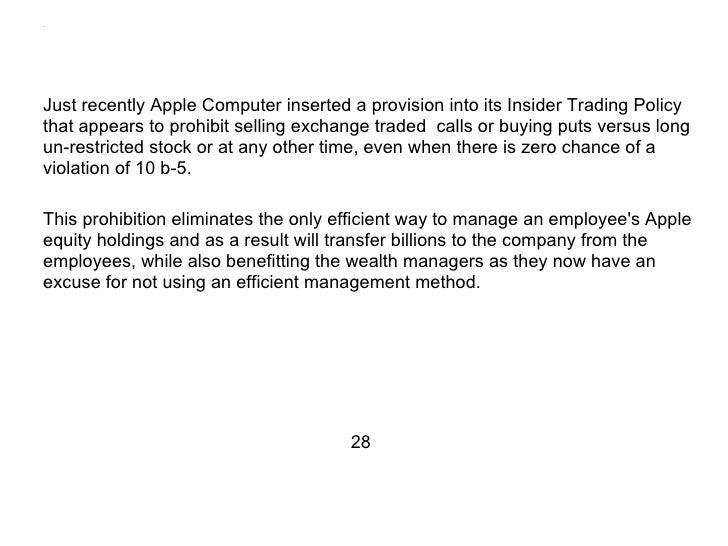 Apple employee stock options