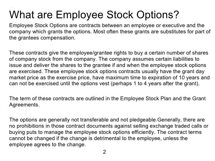 Aig employee stock options