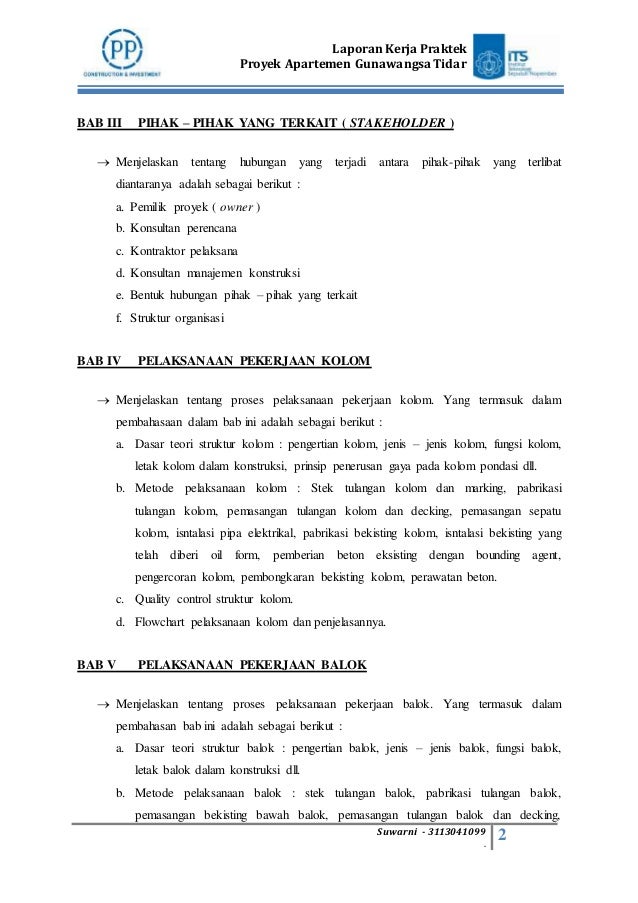 Contoh Laporan Magang Ppt Templates  IMAGESEE