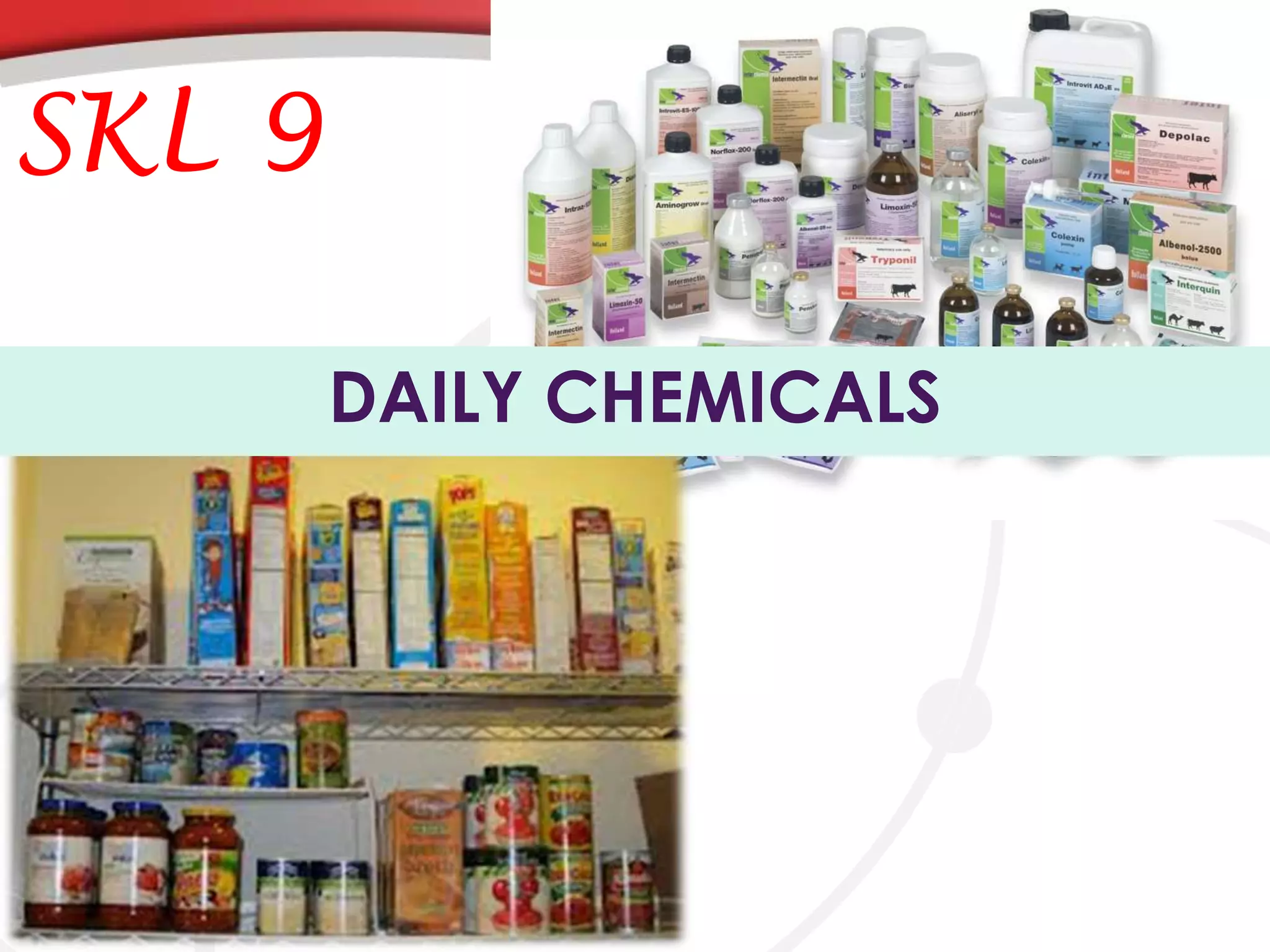 SKL 9
DAILY CHEMICALS

 