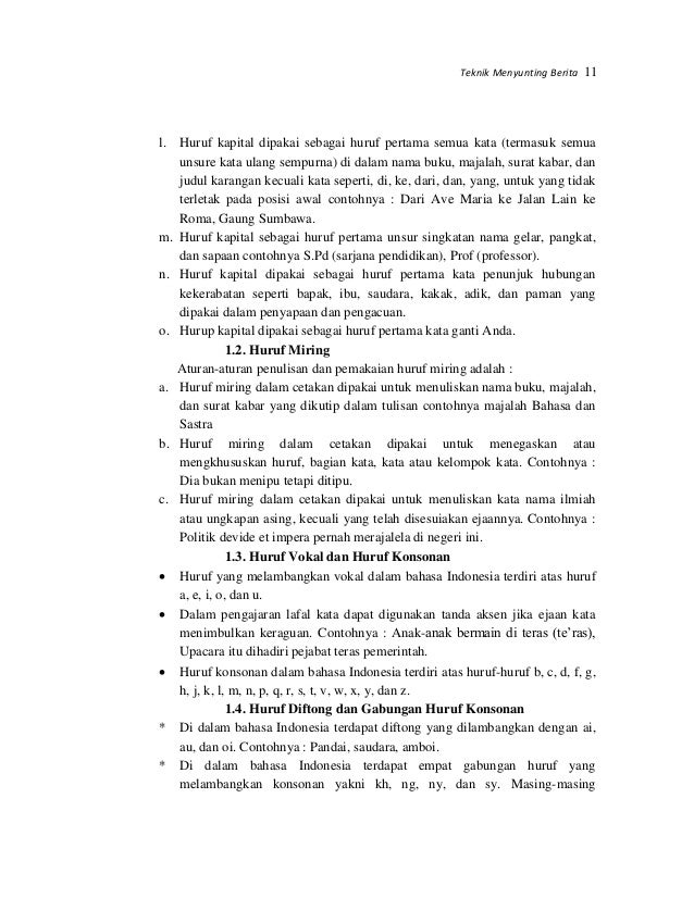 Outline menyuting berita Outline menyuting berita