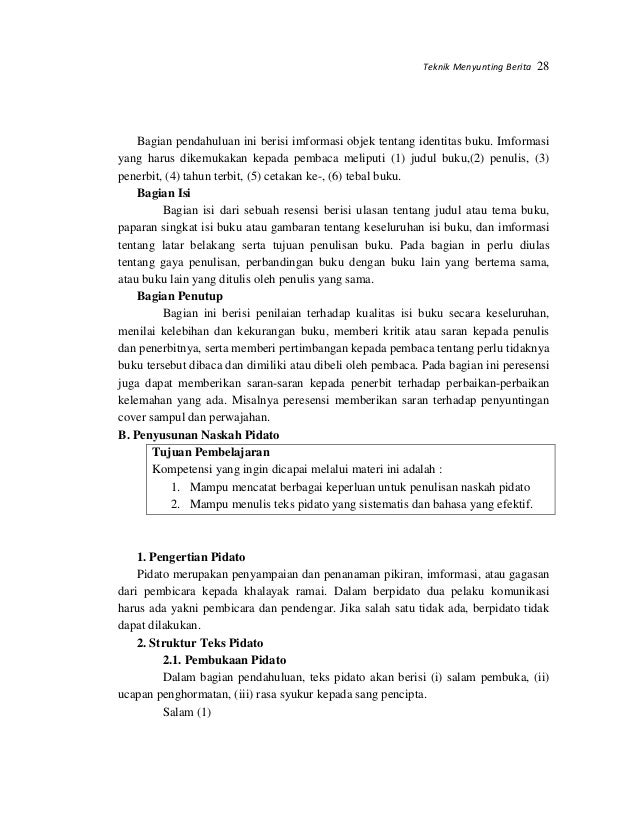 Outline Menyuting Berita