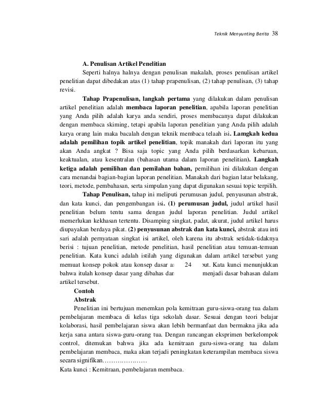 Outline Menyuting Berita