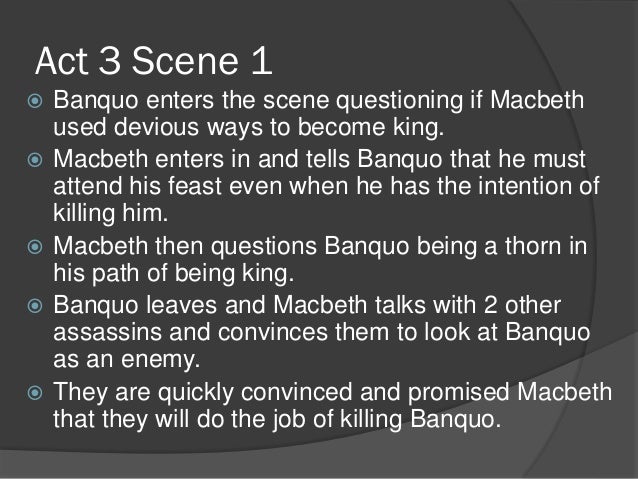 Essay on act 1 scene 3 in macbeth about macbeth