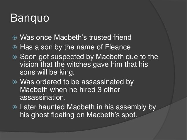 Outline of macbeth act 1 to act 3